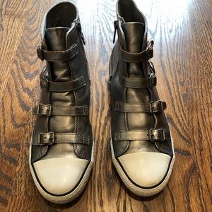 Ash virgin silver high tops sz 40